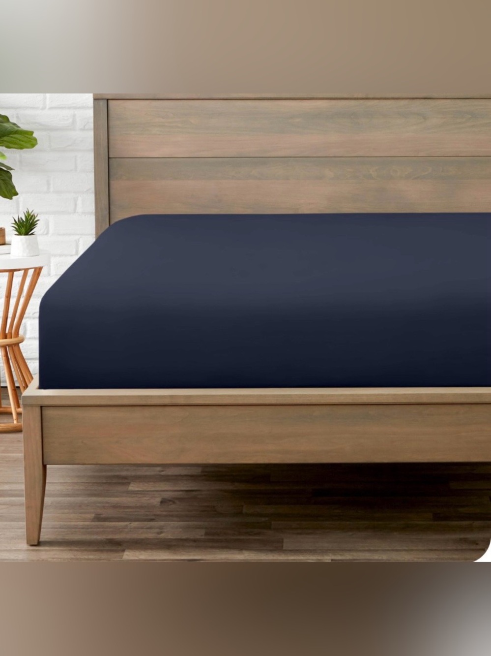 FULL Fitted Sheet 15” Deep 1800 Ultra-Soft Hotel Luxury DURABLE - MIDNIGHT BLUE